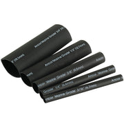 Adhesive Lined Heat Shrink Tubing Kit - 8-Pack, 3", 20 to 2/0 AWG, Black