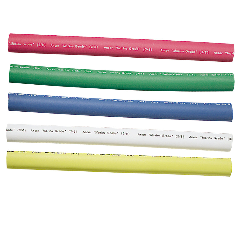Adhesive Lined Heat Shrink Tubing - 5-Pack, 6", 12 to 8 AWG, Assorted Colors
