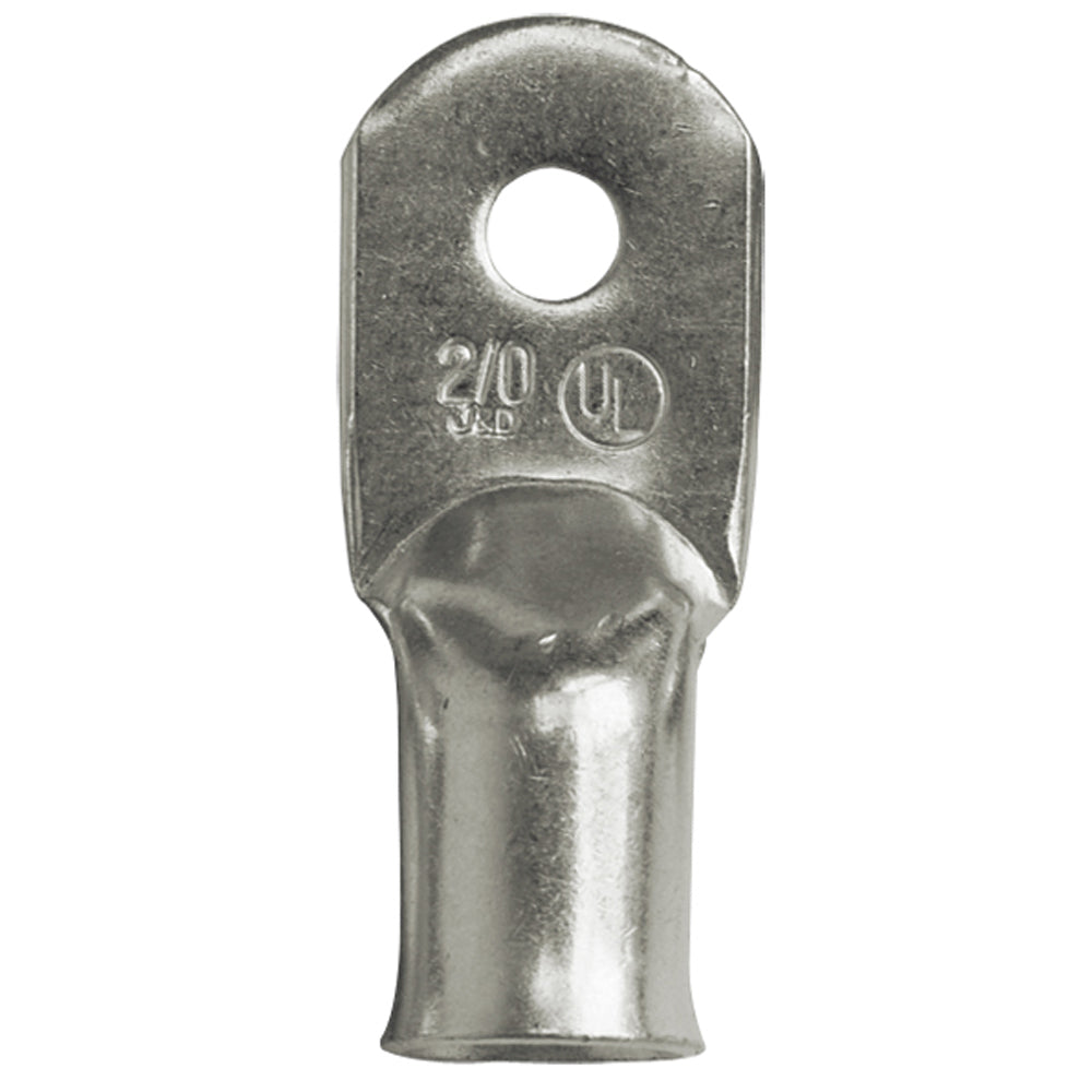 Heavy Duty 6 AWG #10 Tinned Lug - 25-Pack