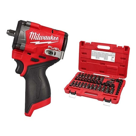 Impact Wrench Kit, 12 V DC, Square
