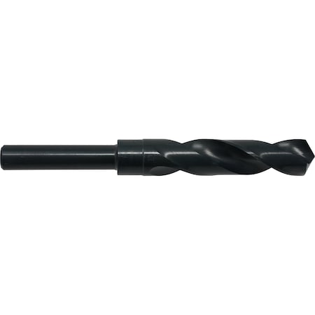 1-1/32 HSS 118 Degree Silver & Deming Drill 1/2 Reduced 3-Flatted Shank Cle-Line 1892 Steam Oxide