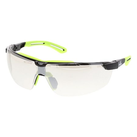 Klondike (KD7R), Safety Glasses, Anti-Fog, Clear Lens, Black Frame, Half Frame, 1 PR