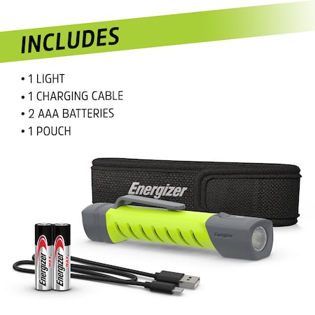 Flashlight,LED,6-3/8 in Overall L.