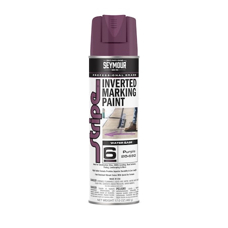Aervoe 6 Series Marking Paint (Water Based), Purple (17oz)