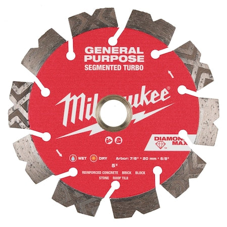 5" Diamond Max Segmented Turbo, General Purpose Diamond Blade