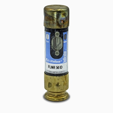 UL Class Fuse, RK5 Class, FLNR-ID Series, Time-Delay, 50A, 250 V AC, Indicating