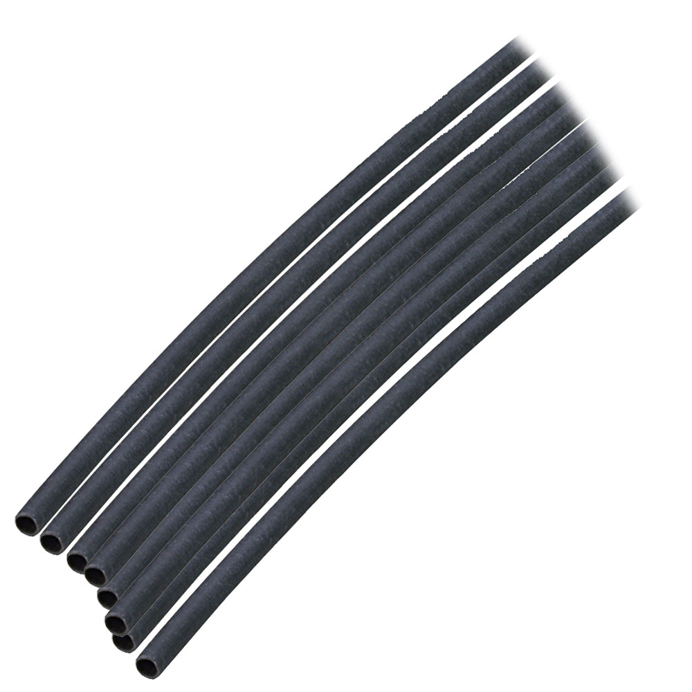 Adhesive Lined Heat Shrink Tubing (ALT) - 1/8" x 12" - 10-Pack - Black