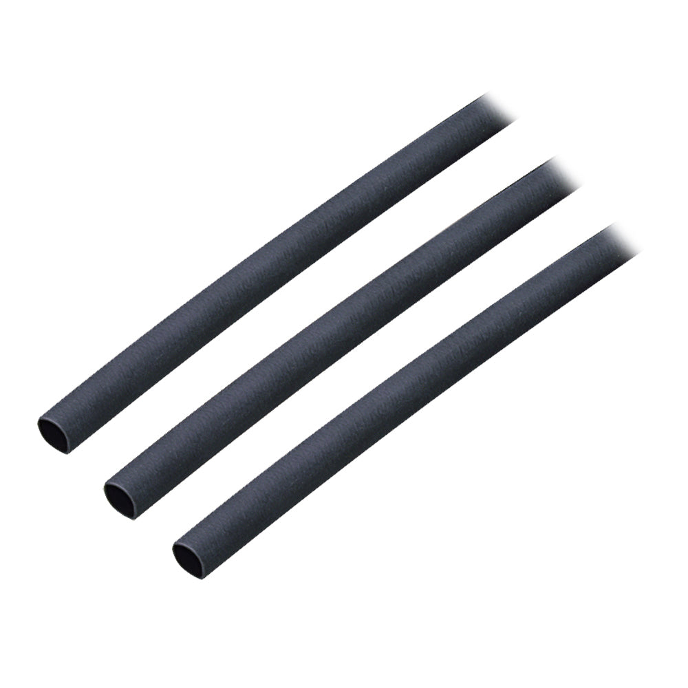 Adhesive Lined Heat Shrink Tubing (ALT) - 3/16" x 3" - 3-Pack - Black
