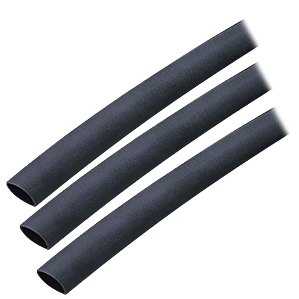 Adhesive Lined Heat Shrink Tubing (ALT) - 3/8" x 3" - 3-Pack - Black