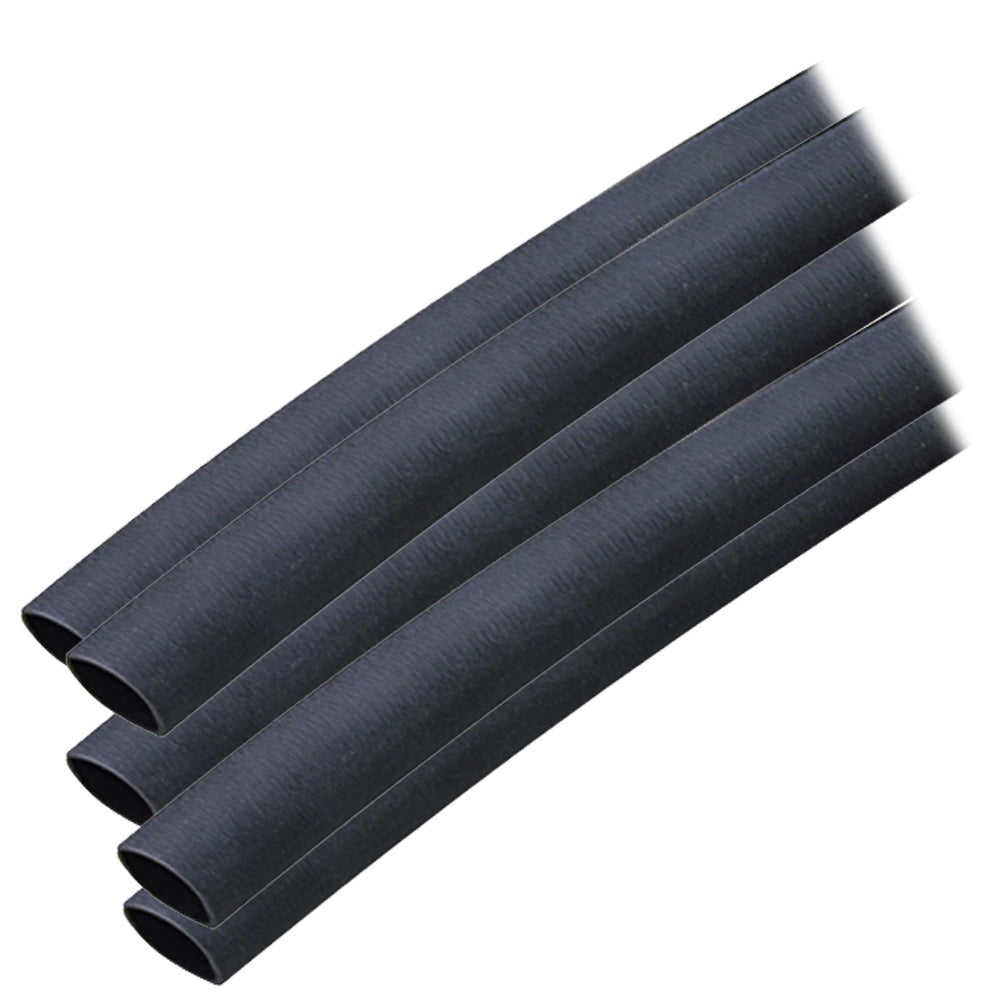 Adhesive Lined Heat Shrink Tubing (ALT) - 3/8" x 6" - 5-Pack - Black