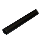 Adhesive Lined Heat Shrink Tubing (ALT) - 1/2" x 48" - 1-Pack - Black