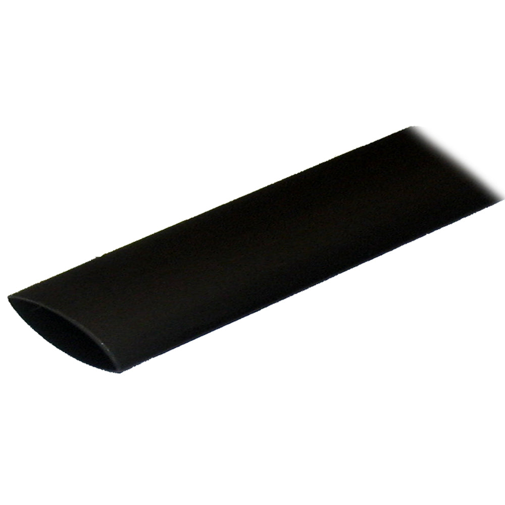Adhesive Lined Heat Shrink Tubing (ALT) - 1" x 48" - 1-Pack - Black
