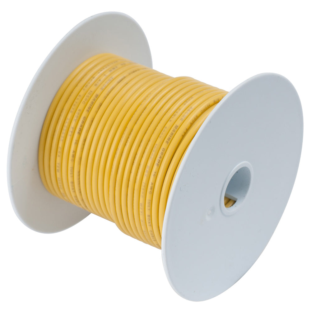 Yellow 18 AWG Tinned Copper Wire - 500'