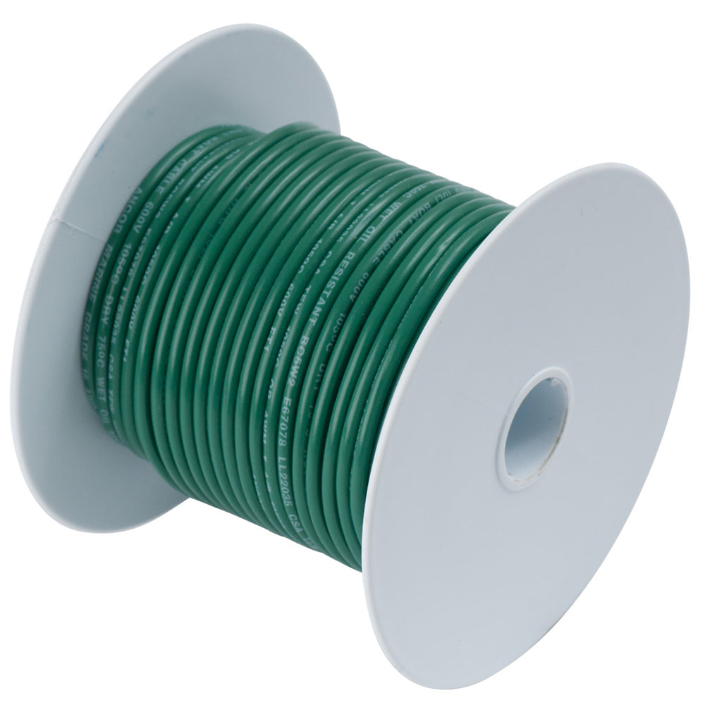 Green 16 AWG Tinned Copper Wire - 500'
