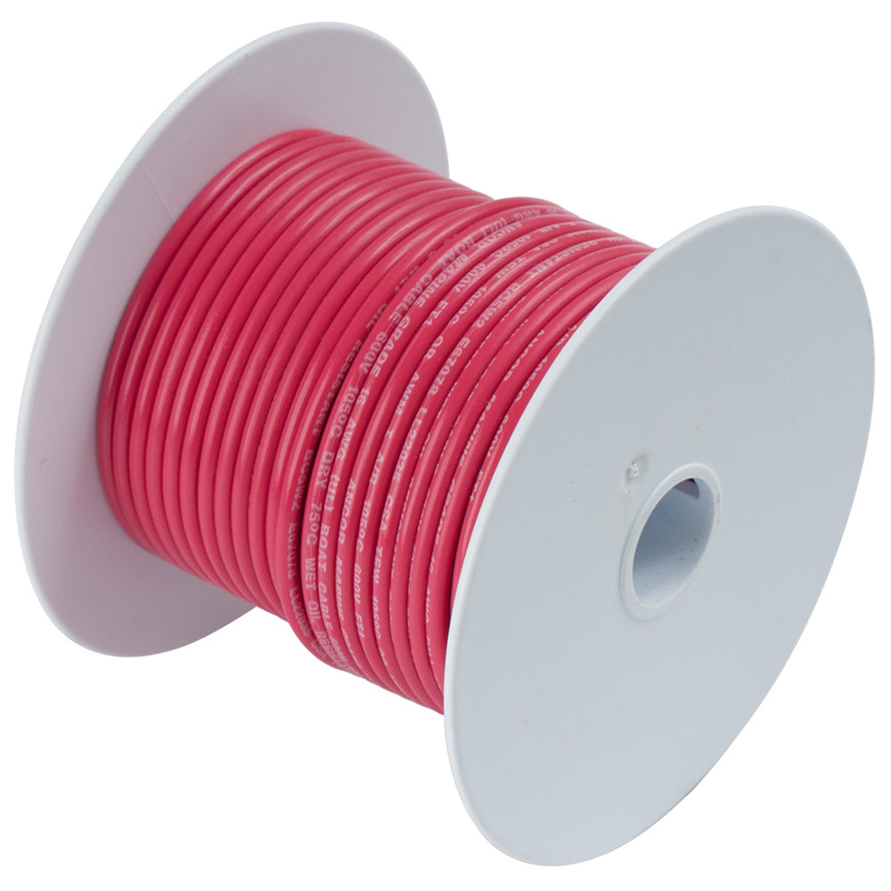 Red 16 AWG Tinned Copper Wire - 250'