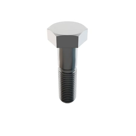 18-8, 1"-8 Hex Head Cap Screw, Plain Stainless Steel, 3-3/4 in L