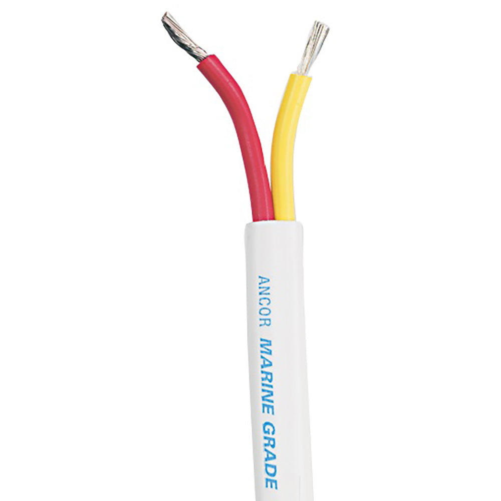 Safety Duplex Cable - 14/2 AWG - Red/Yellow - Flat - 500'