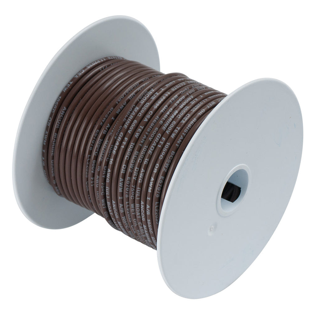 Brown 14AWG Tinned Copper Wire - 250'