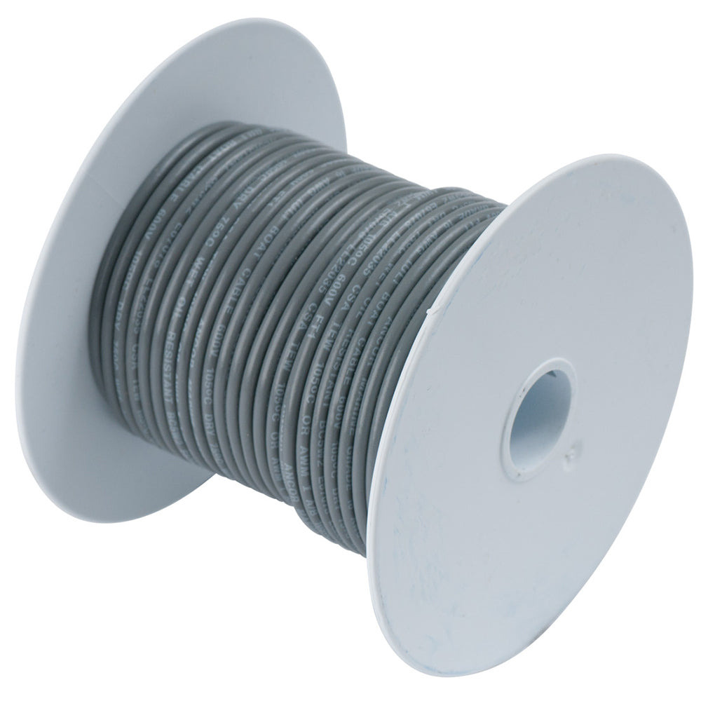 Grey 14 AWG Tinned Copper Wire - 250'