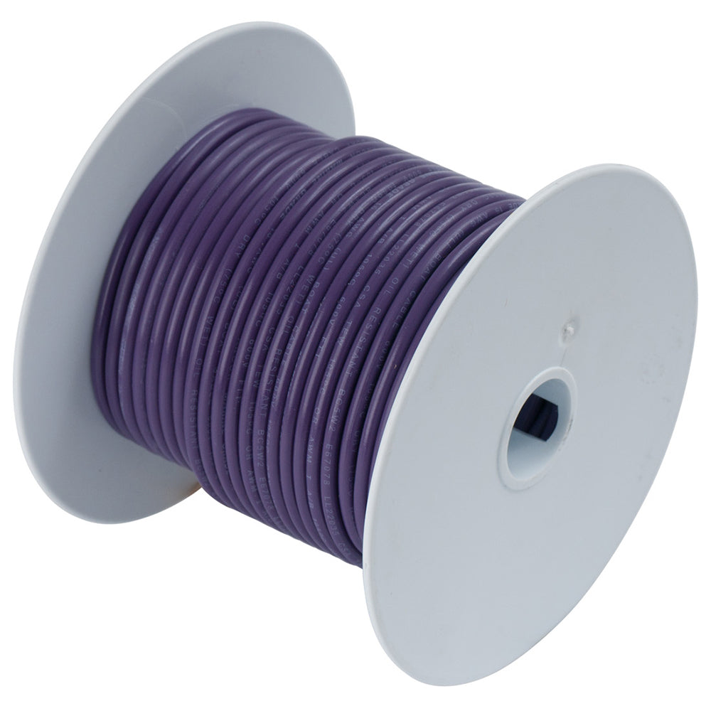 Purple 14 AWG Tinned Copper Wire - 250'
