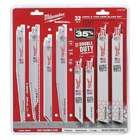 SAWZALL Demolition and Standard Blade Set (32-Piece)