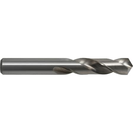Screw Machine Drill Bit, 29/32 in Size, 118  Degrees Point Angle, High Speed Steel, Bright Finish