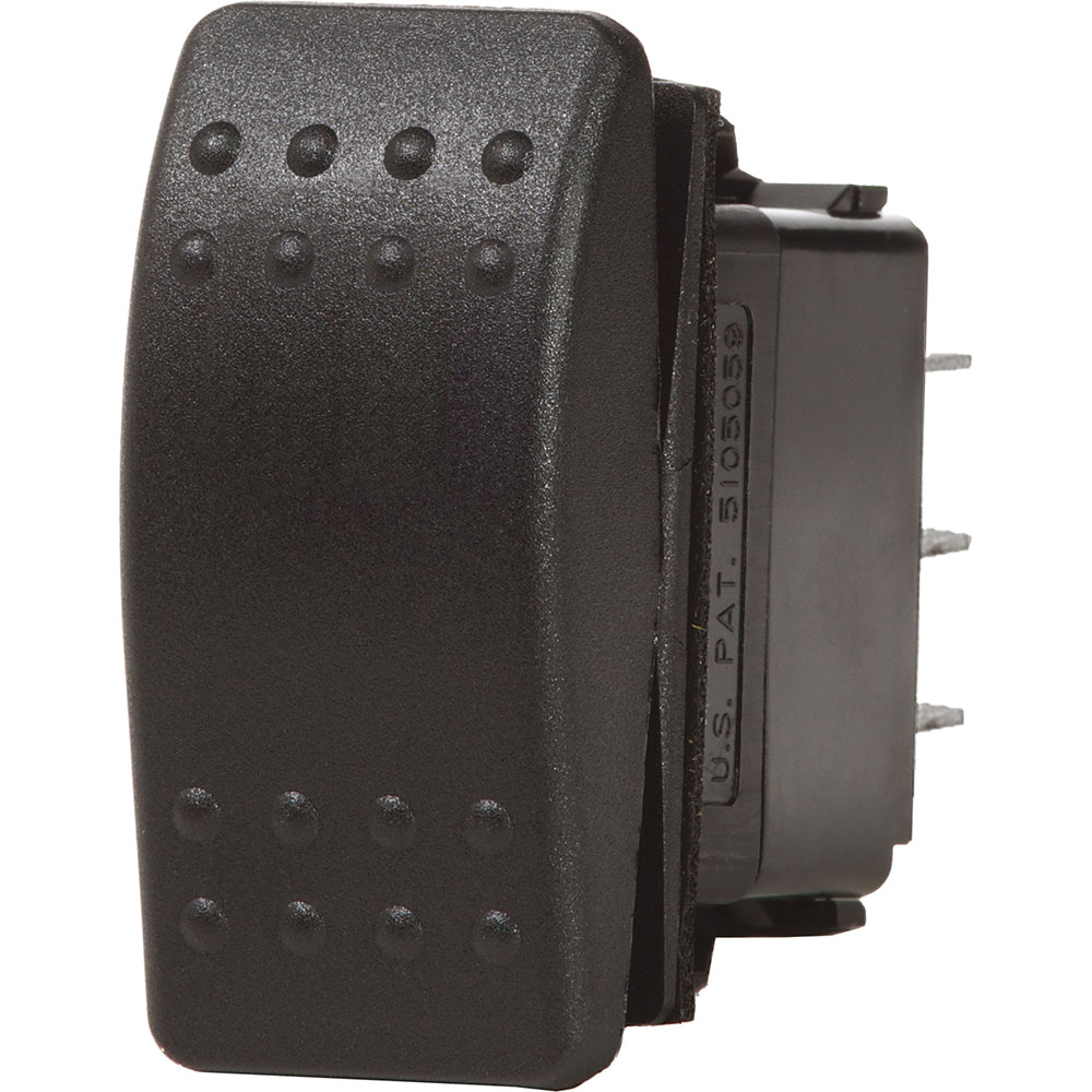 7930 Contura II Switch SPST Black - OFF-(ON)