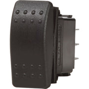 7933 Contura II Switch SPDT Black - (ON)-OFF-(ON)