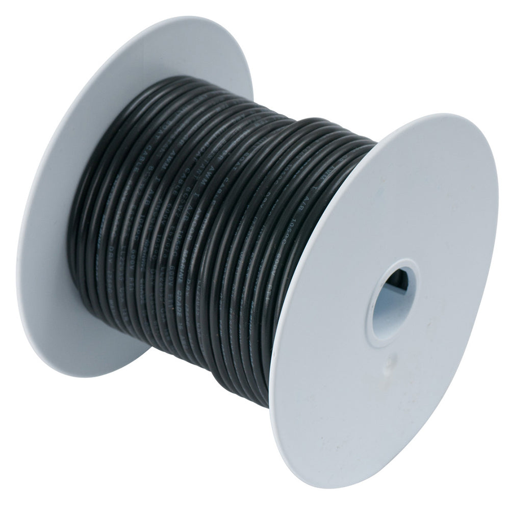 Black 8 AWG Tinned Copper Wire - 250'