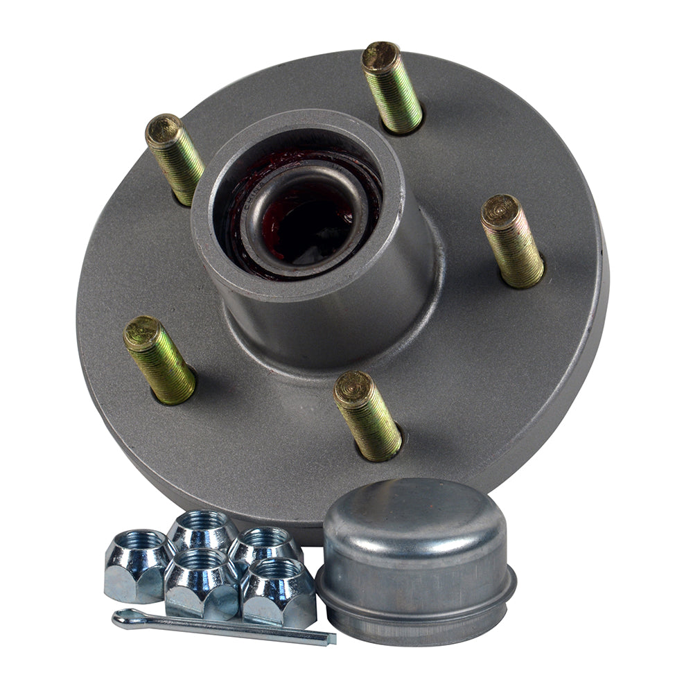 Trailer Hub Kit - 1-3/8" x 1-1/16" Tapered - 5 x 4-1/2" Galvanized