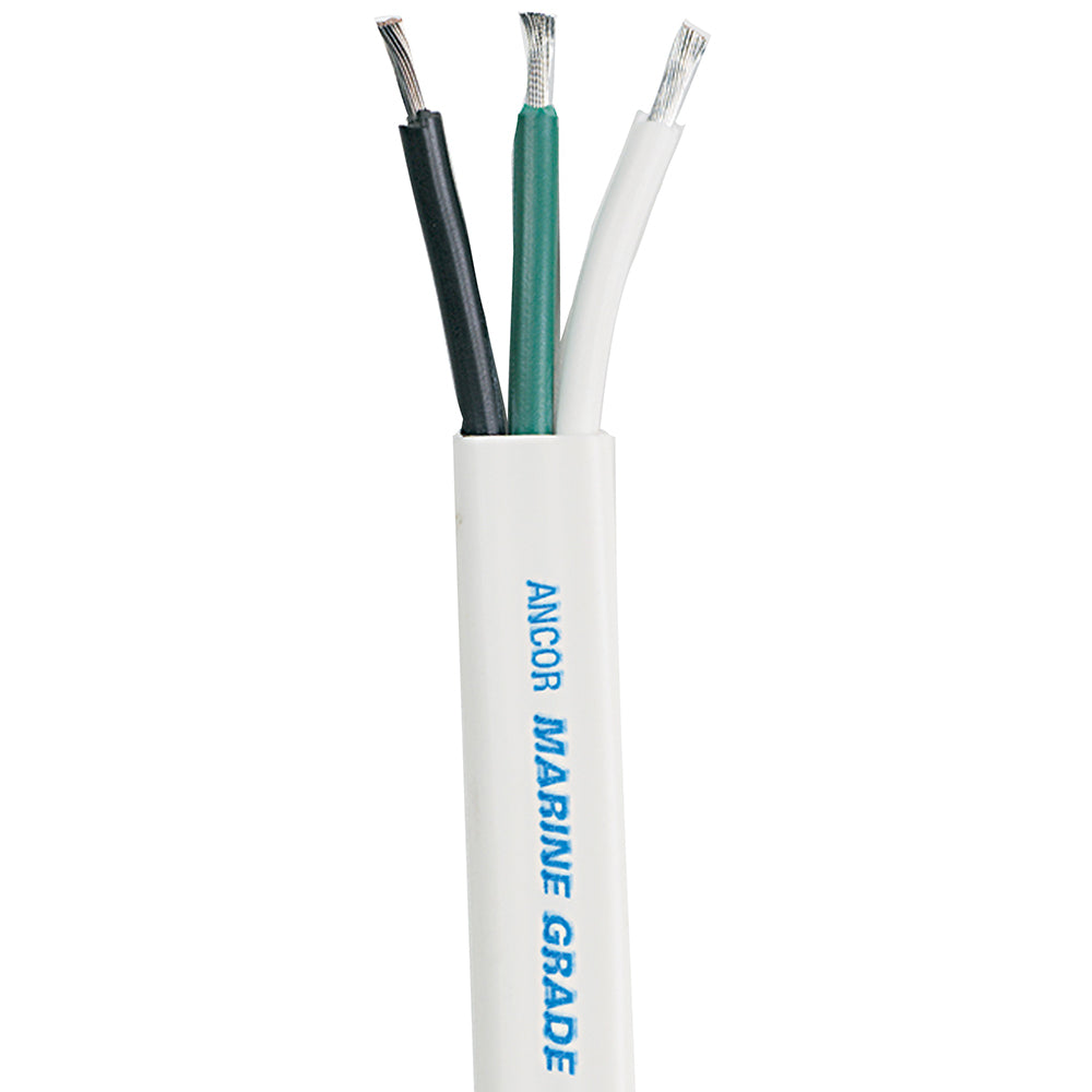 White Triplex Cable - 10/3 AWG - Flat - 300'