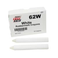 Rubbermark Crayons White