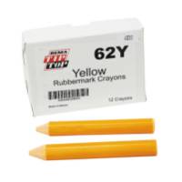 Rubbermark Crayons Yellow