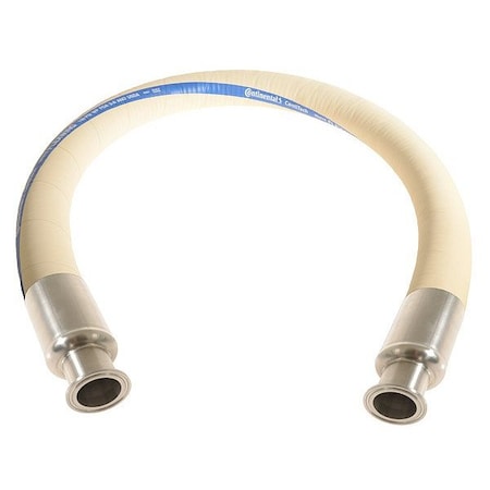 3/4" X 10' WHT FLXWNG FOOD SS TC + TC