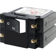 7574 A-Series Raised Rocker Circuit Breaker - Double Pole - 30A