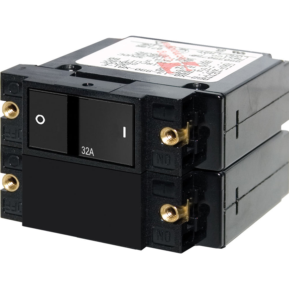 7415 A-Series Flat Rocker Circuit Breaker - Double Pole - 32A