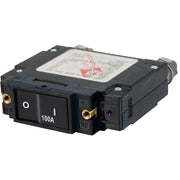 7549 C-Series Flat Rocker Circuit Breaker - Single Pole - 100A