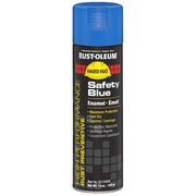 Rust Preventative Spray Paint, Safety Blue, Gloss, Solvent, 15 oz