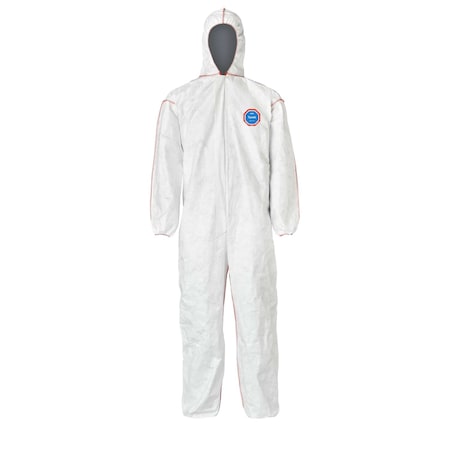 Tyvek, coverall, SFR, PPE, protection, flame-resistant, 30 3/8 in Inseam, Tyvek(R), Zipper