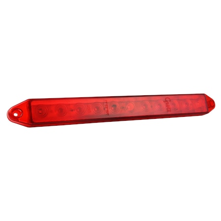 Bar Lamp,LED,15 In.,Thin Line,Red