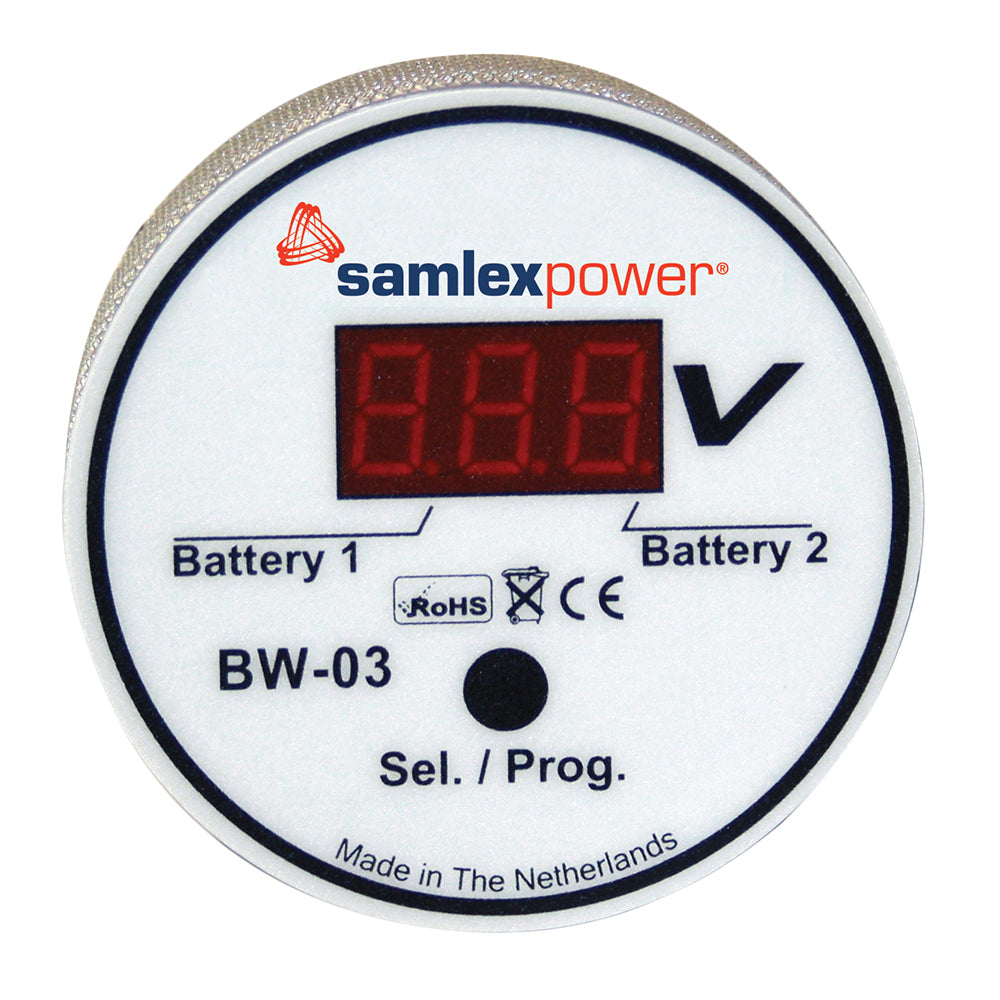 Dual Battery Monitor - 12V or 24V - Auto Detection