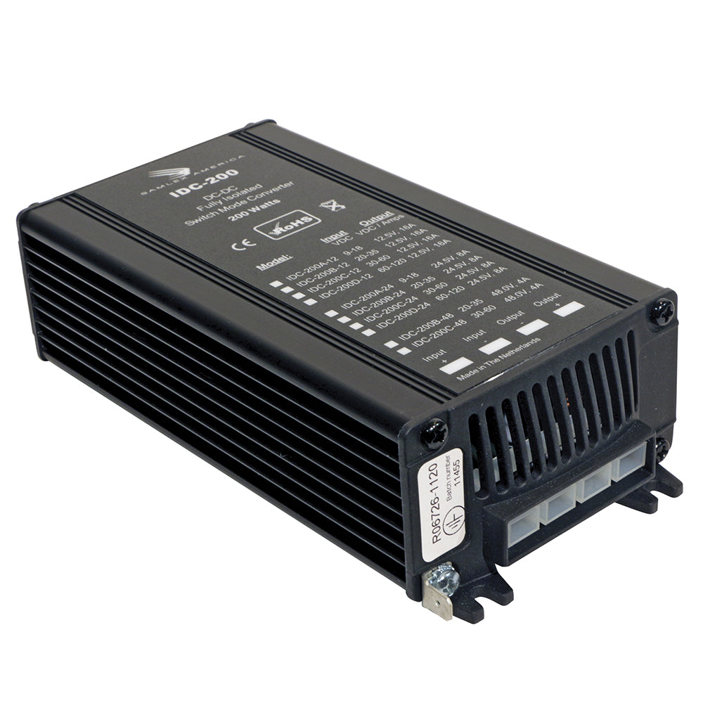 200W Fully Isolated DC-DC Converter - 16A - 30-60V Input - 12V Output