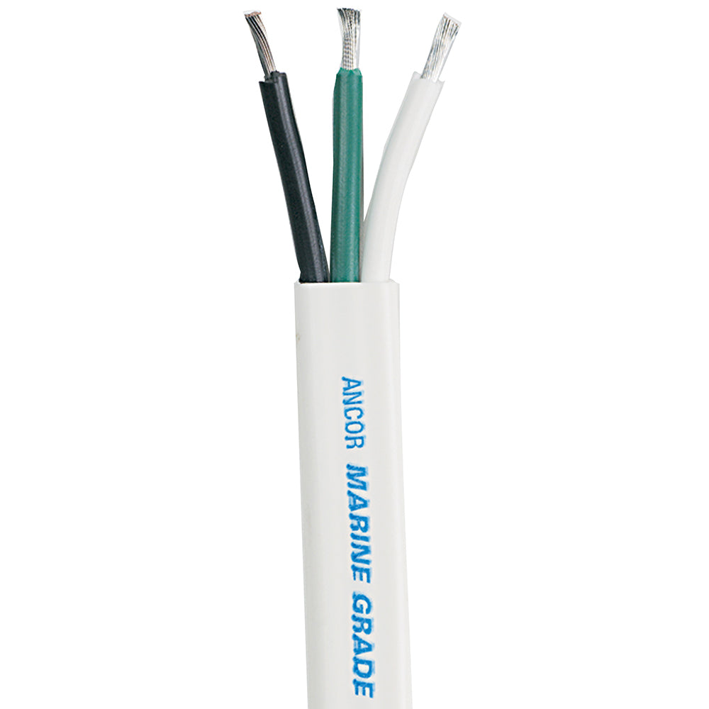 White Triplex Cable - 14/3 AWG - 500'