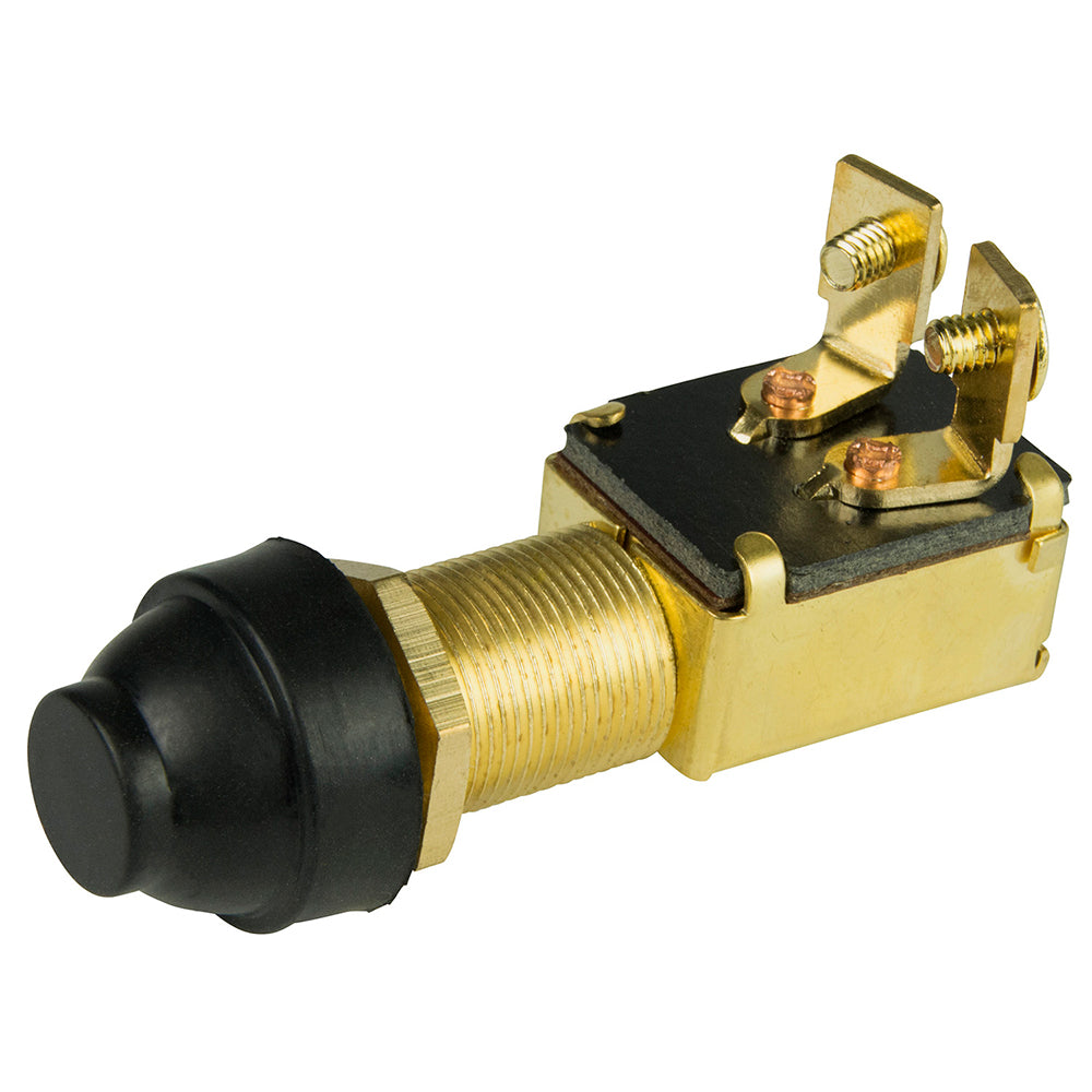 2-Position SPST Push Button Switch - OFF/(ON)