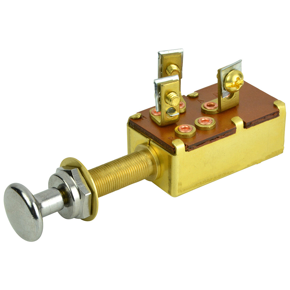 3-Position SPDT Push-Pull Switch - Off/ON1/ON2