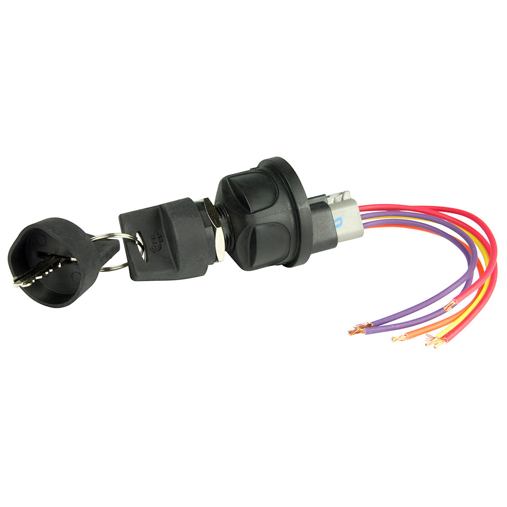 4-Position Sealed Nylon Ignition Switch - Accessory/OFF/Ignition & Accessory/Start