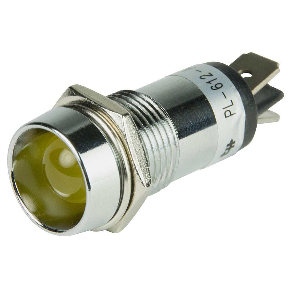 LED Pilot Indicator Light - 12V - Amber