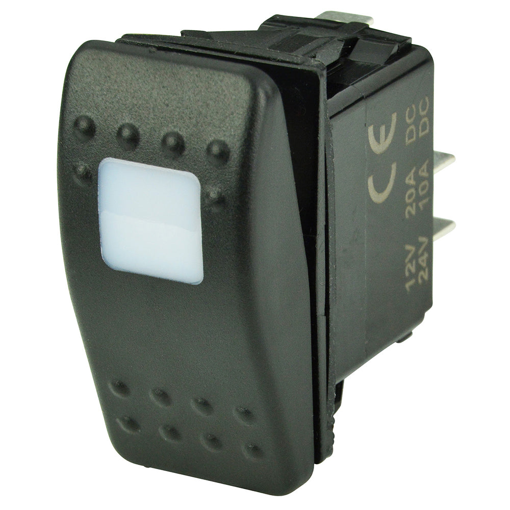 SPST Contura Switch - 1-Amber LED - OFF/ON