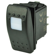 SPST Contura Switch - 1-Amber LED - OFF/ON