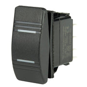 DPDT Contura Switch - 2-Amber LEDs - ON/OFF/ON